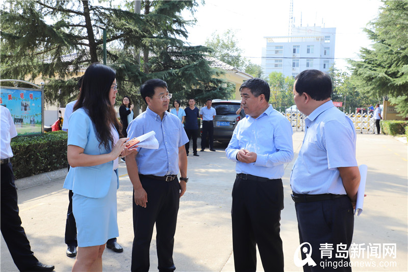 青岛市政府副市长朱培吉到莱西市沽河街道调研