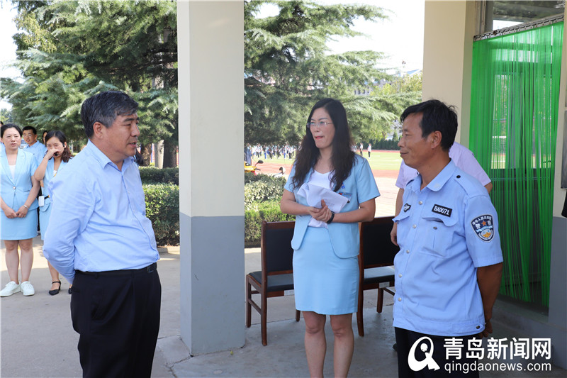 青岛市政府副市长朱培吉到莱西市沽河街道调研