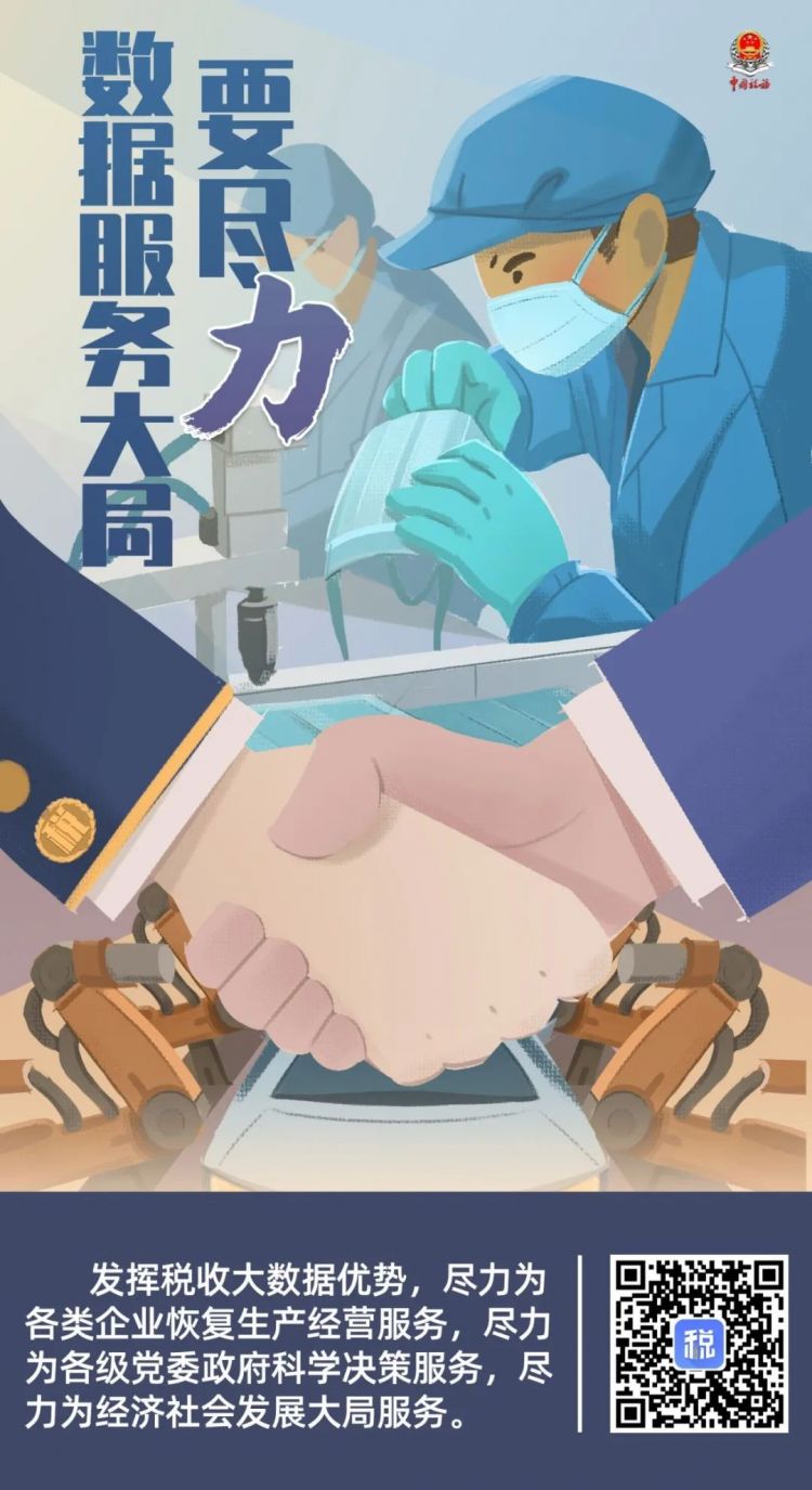 一组海报带你了解：税务系统如何聚焦“四力”战疫情 促发展