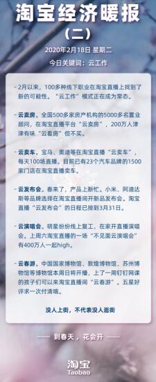 暖报！一打开淘宝直播就是烟火气 小孩云春游、粉丝看云演唱会